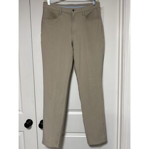 FootJoy FJ,‎ Mens Athletic Fit Stretch 5 Pocket Golf Pants, Tan, Size W34/L34